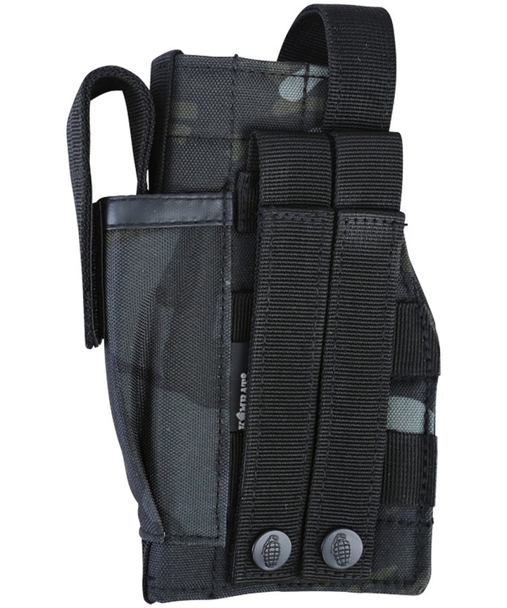 Kombat UK Molle Gun Holster with Mag Pouch - BTP Black