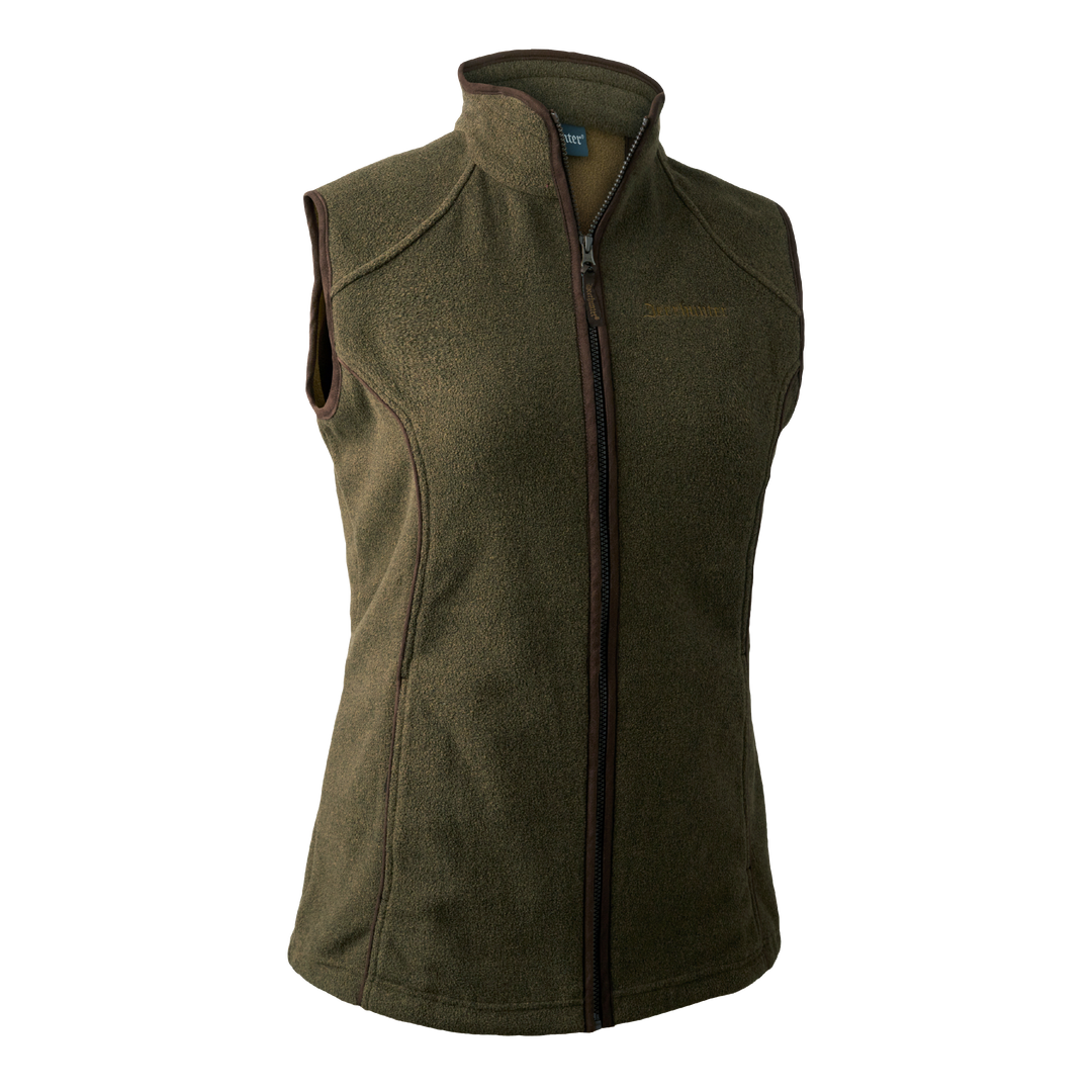 Deerhunter Lady Josephine Fleece Waistcoat Graphite Green 36