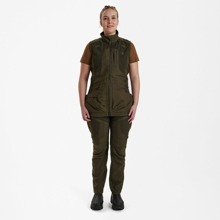 Deerhunter Lady Ann Extreme Waistcoat Palm Green 36