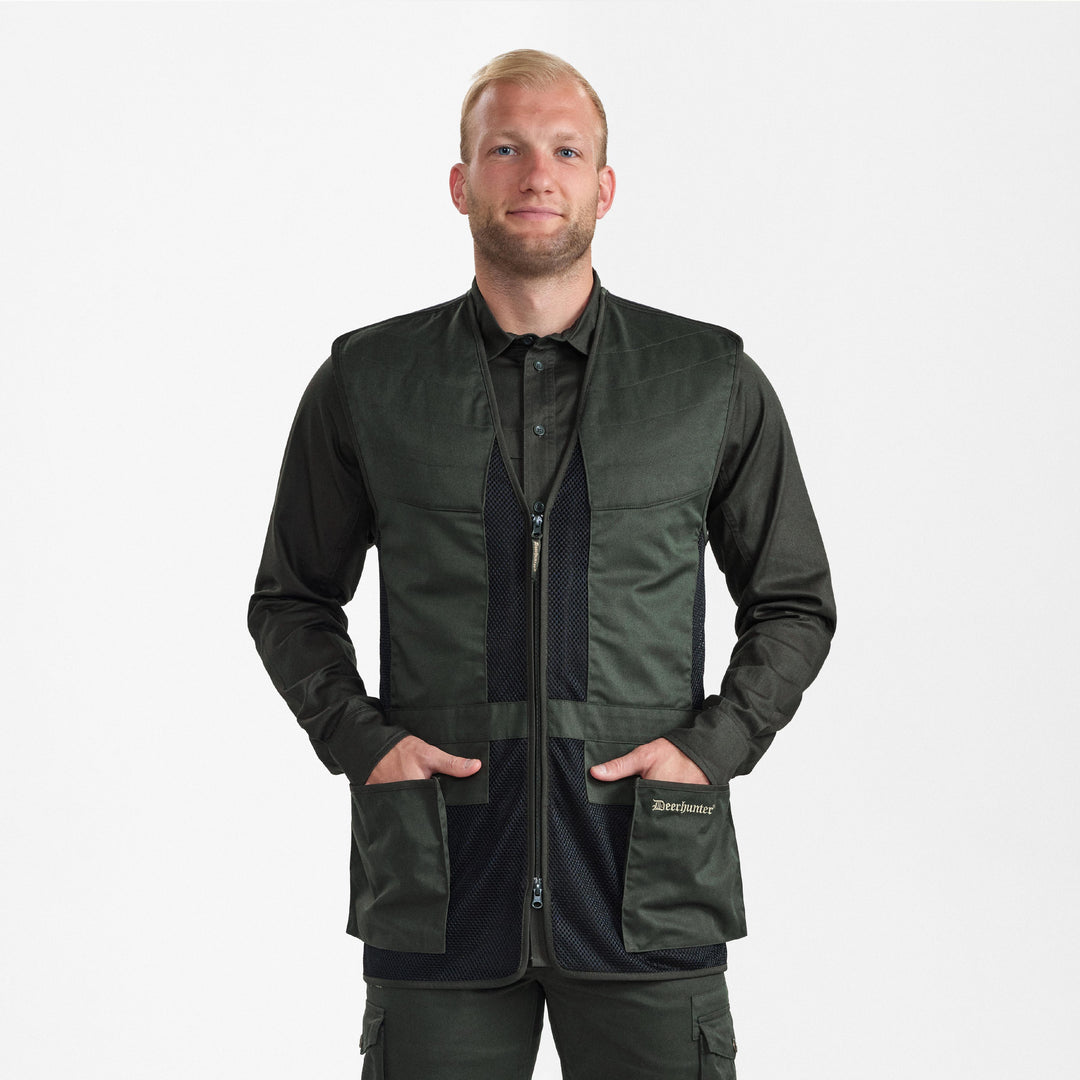 Deerhunter Atlas Mesh Shooting Waistcoat Timber