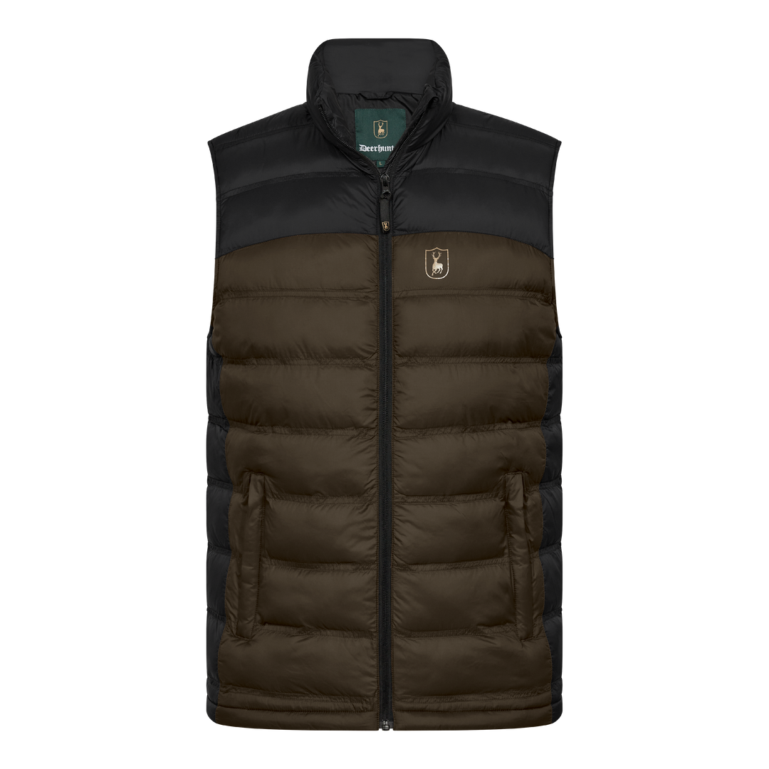 Deerhunter Northward Padded Waistcoat Chestnut Brown