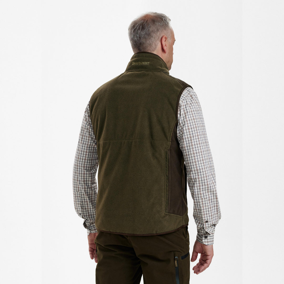 Deerhunter Gamekeeper Bonded Fleece Waistcoat Graphite Green 2XL