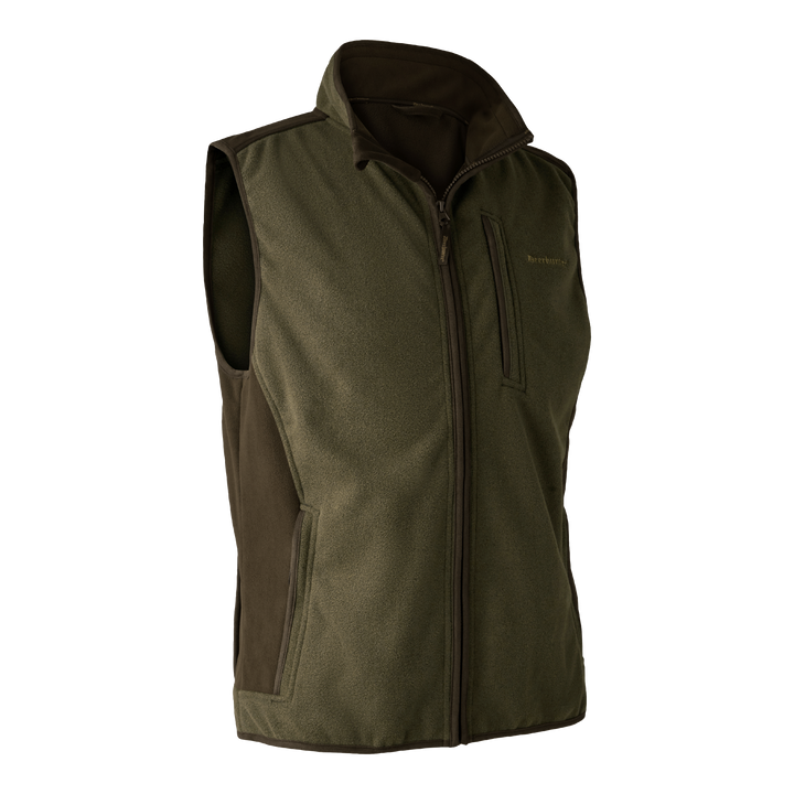 Deerhunter Gamekeeper Bonded Fleece Waistcoat Graphite Green