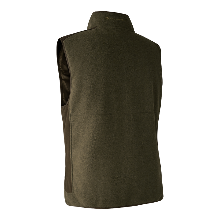 Deerhunter Gamekeeper Bonded Fleece Waistcoat Graphite Green