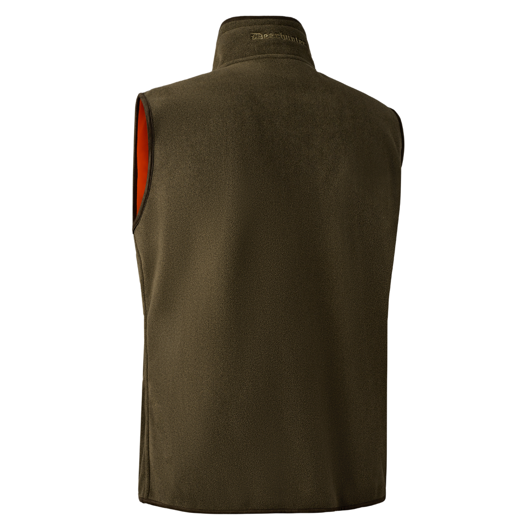 Deerhunter Gamekeeper Reversible Fleece Waistcoat Safety Orange