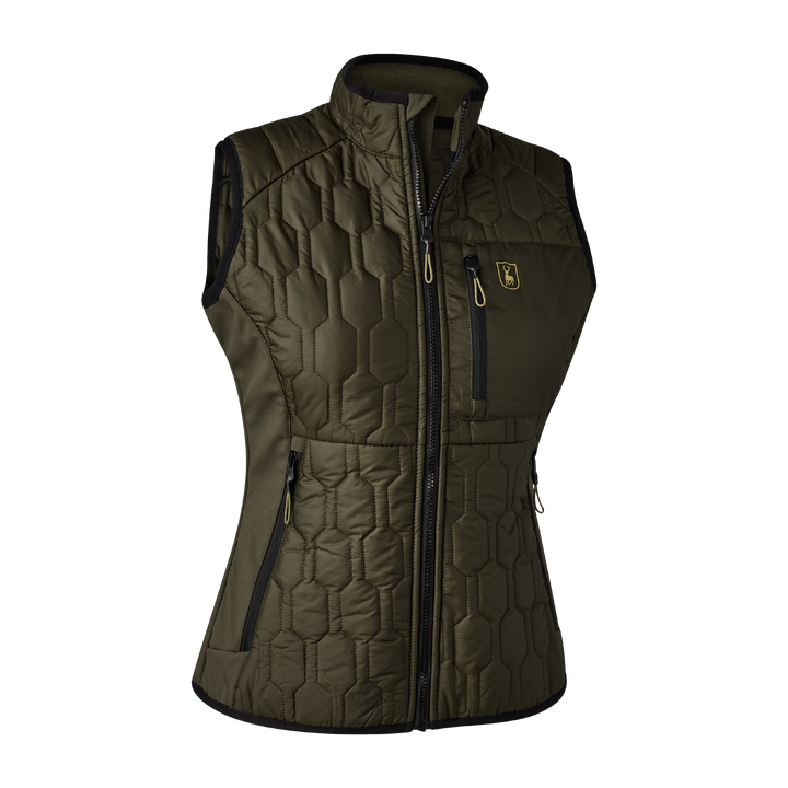 Deerhunter Lady Mossdale Quilted Waistcoat Forest Green