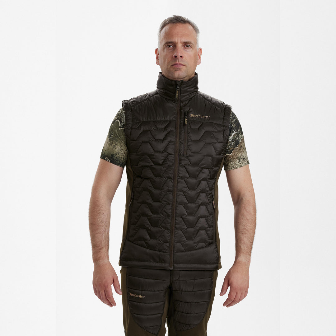 Deerhunter Excape Quilted Waistcoat Art Green