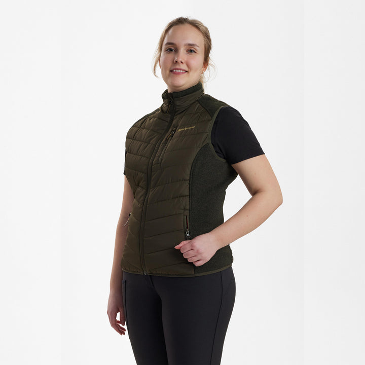 Deerhunter Lady Caroline Padded Waistcoat Timber