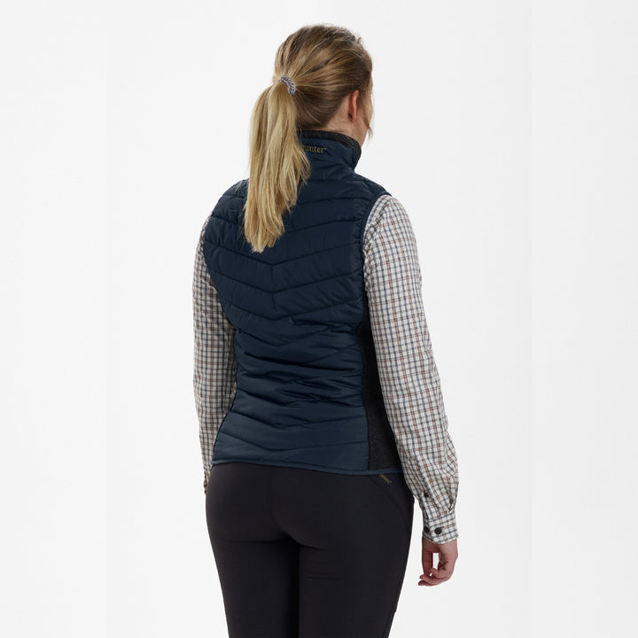 Deerhunter Lady Caroline Padded Waistcoat Dark Blue 36