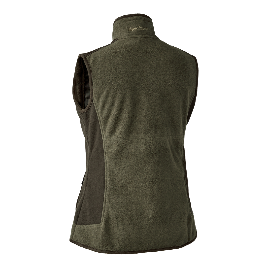 Deerhunter Lady Pam Bonded Fleece Waistcoat Graphite Green