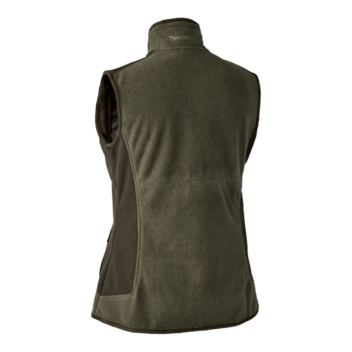 Deerhunter Lady Pam Bonded Fleece Waistcoat Graphite Green 36