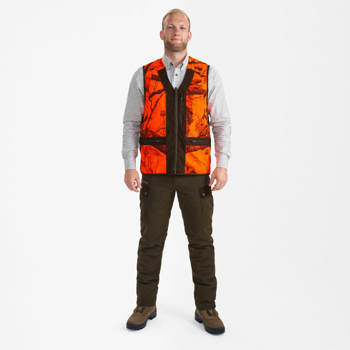 Deerhunter Eagle Waistcoat REALTREE EDGE ORANGE