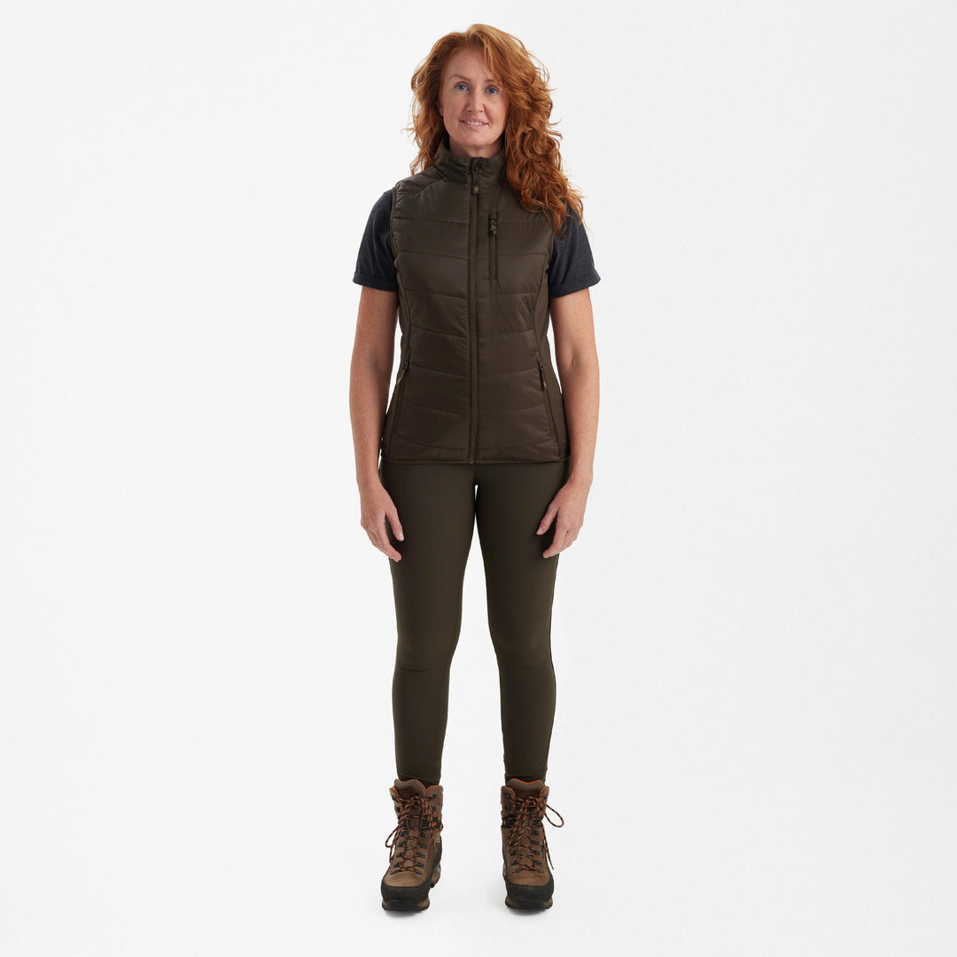 Deerhunter Lady Heat Padded Waistcoat Wood