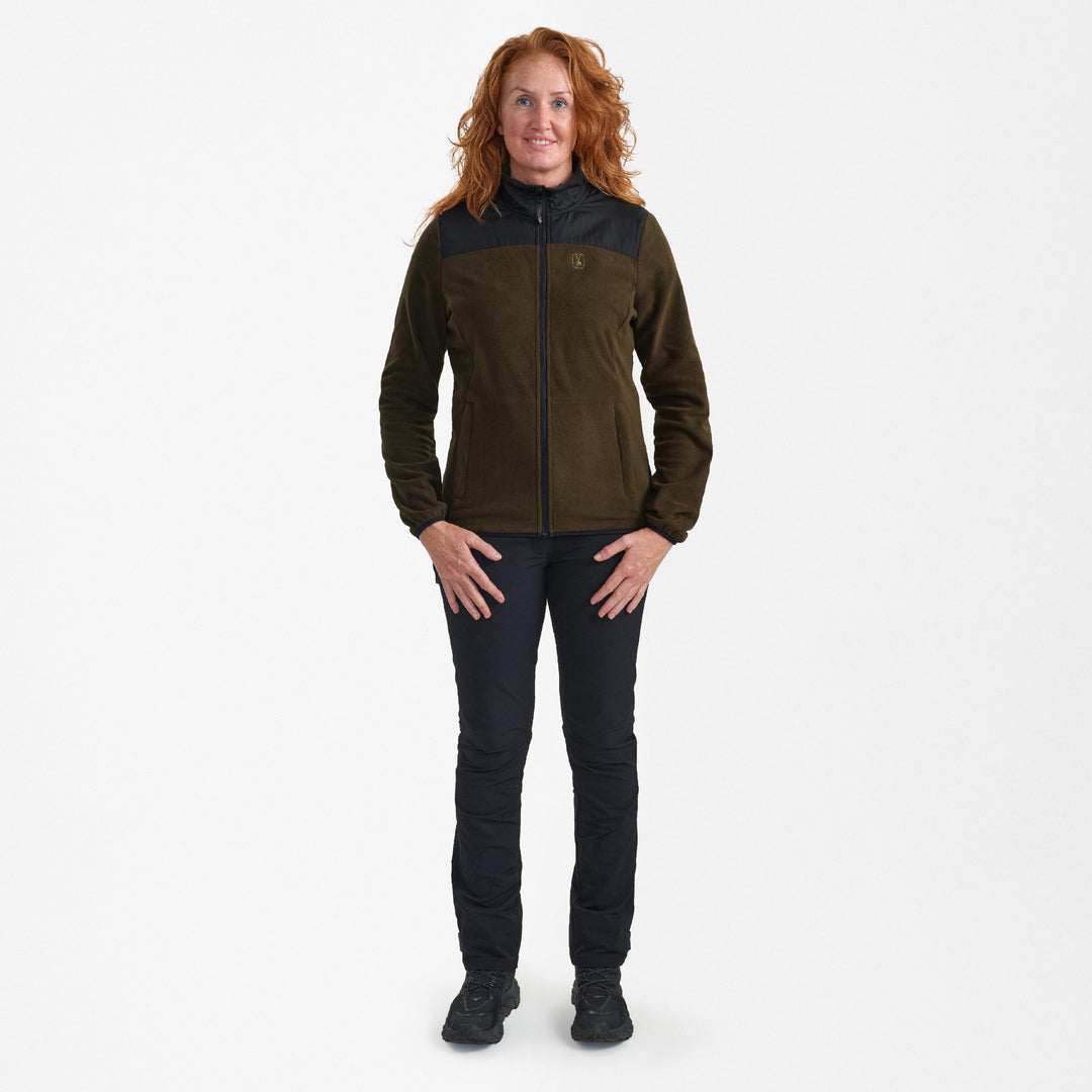 Deerhunter Lady Northward Fleece Jacket Chestnut Brown