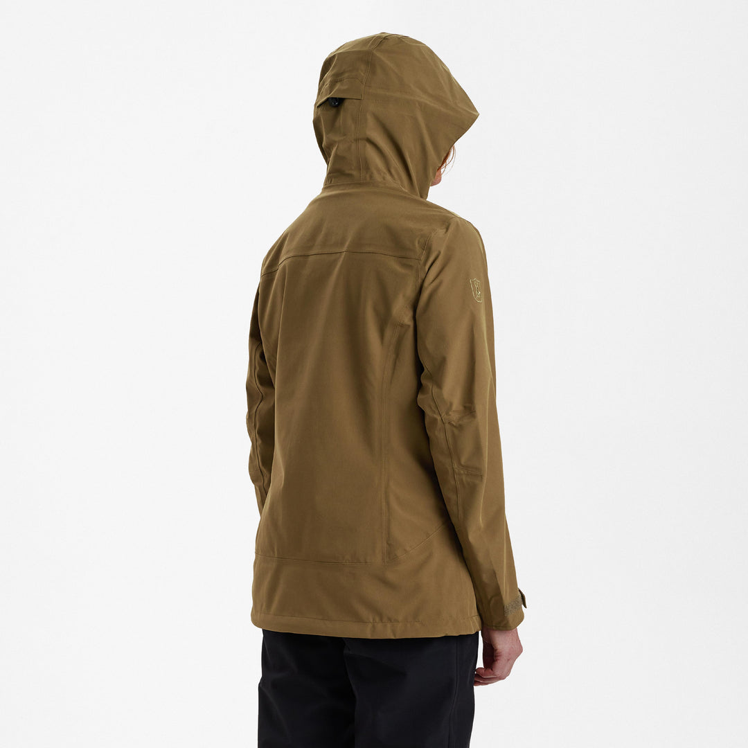 Deerhunter Lady Sarek Shell Jacket with hood Butternut