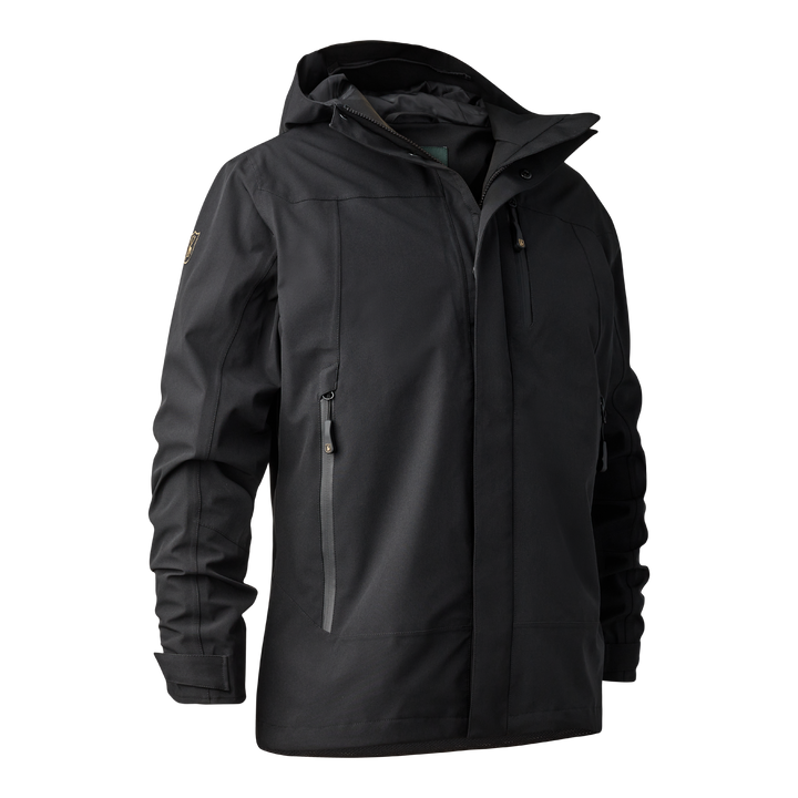 Deerhunter Sarek Shell Jacket with hood Black