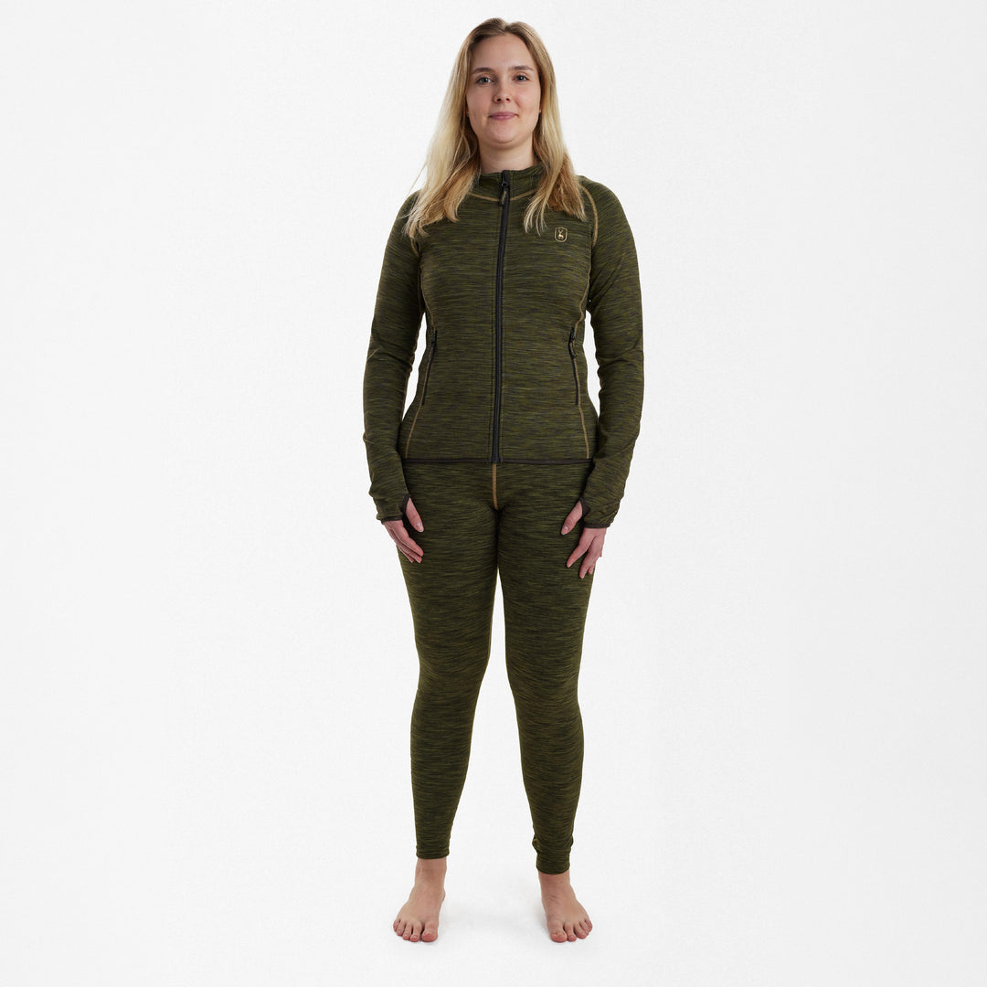 Deerhunter Lady Insulated Fleece Green Melange 34