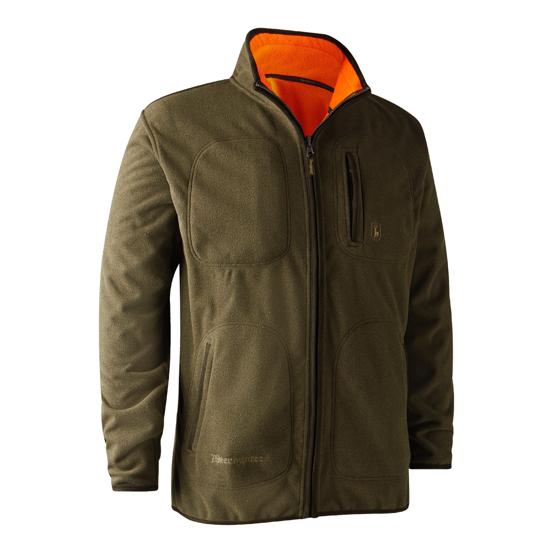 Deerhunter Gamekeeper Bonded Fleece Jacket - reversible Orange 2XL