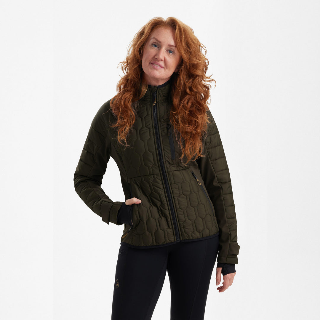 Deerhunter Lady Mossdale Quilted Jacket Forest Green 36