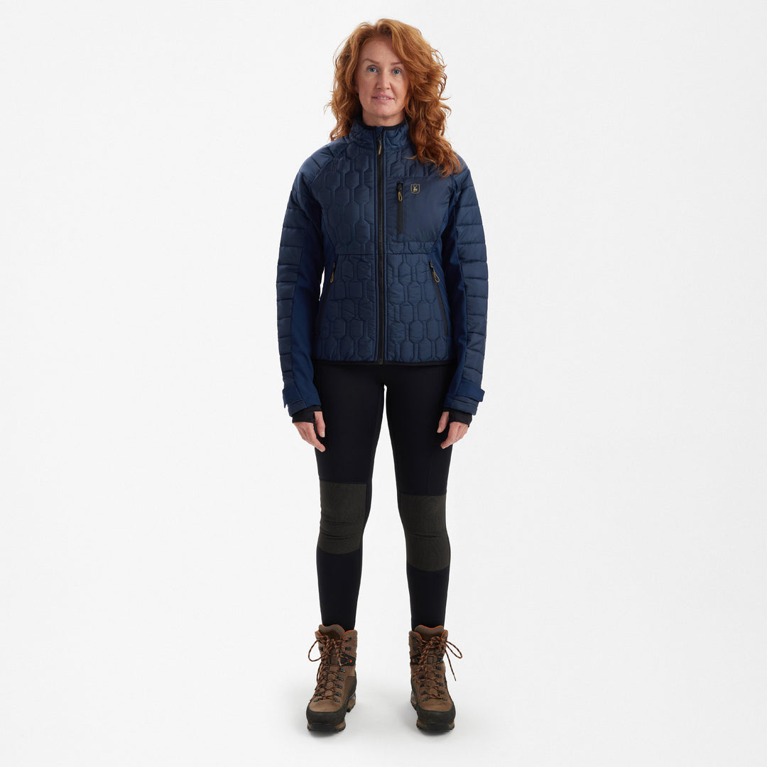 Deerhunter Lady Mossdale Quilted Jacket Dress Blues