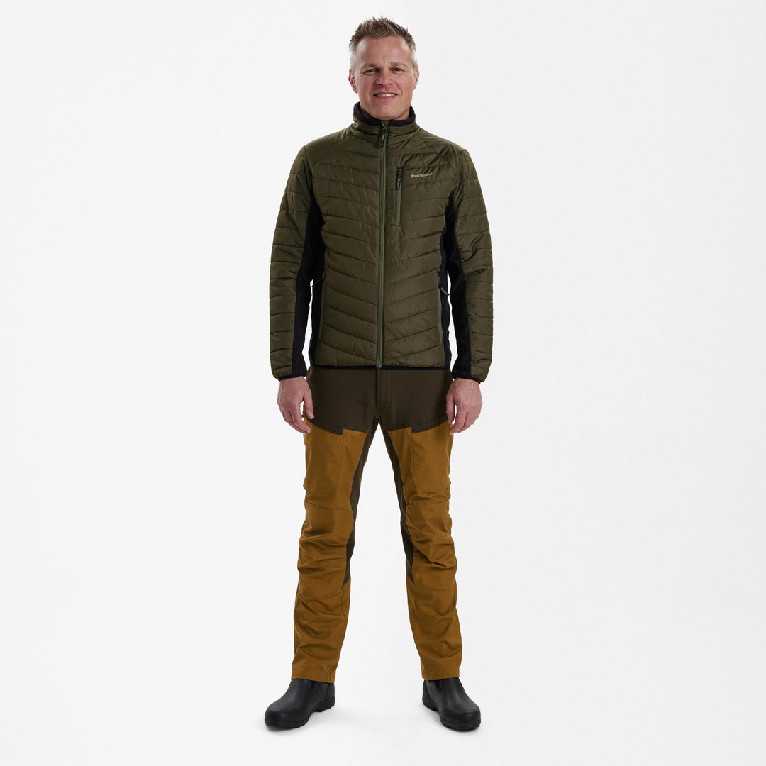 Deerhunter Moor Padded Jacket with softshell Adventure Green