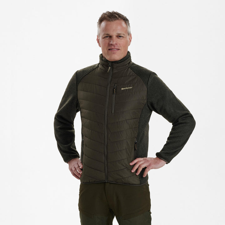 Deerhunter Moor Padded Jacket with knit Timber