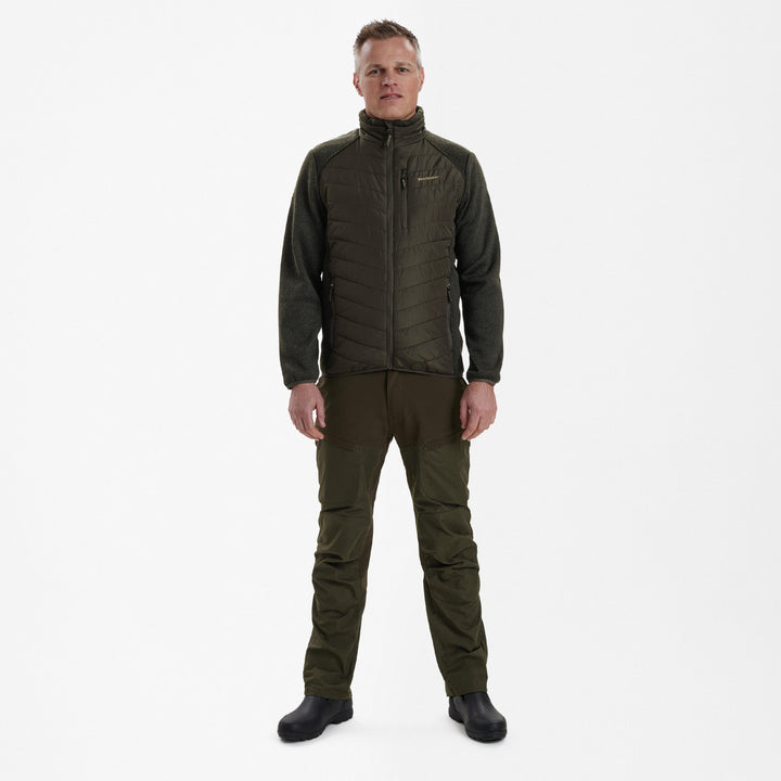 Deerhunter Moor Padded Jacket with knit Timber