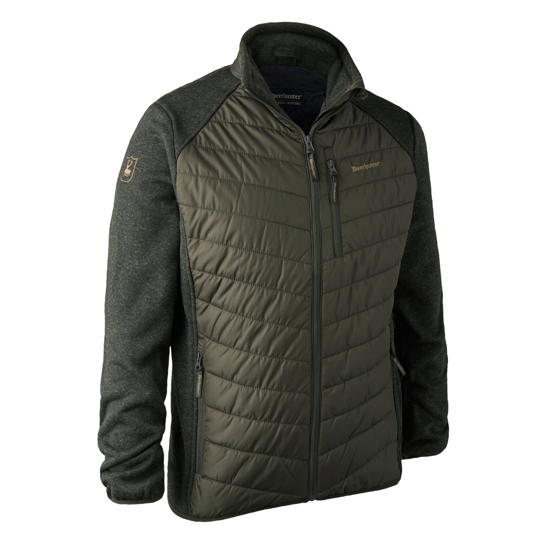 Deerhunter Moor Padded Jacket with knit Timber