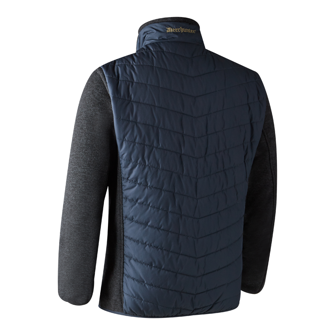 Deerhunter Moor Padded Jacket with knit Dark Blue