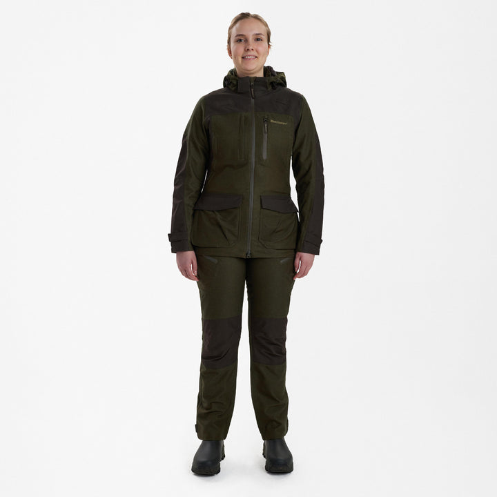 Deerhunter Lady Chasse Jacket Olive Night melange 36