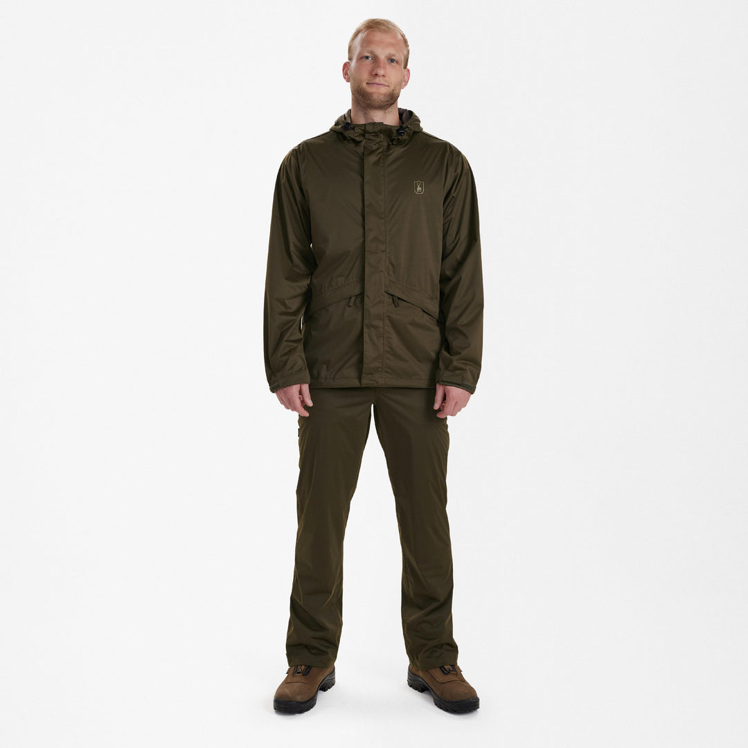 Deerhunter Thunder Rain Jacket Tarmac Green