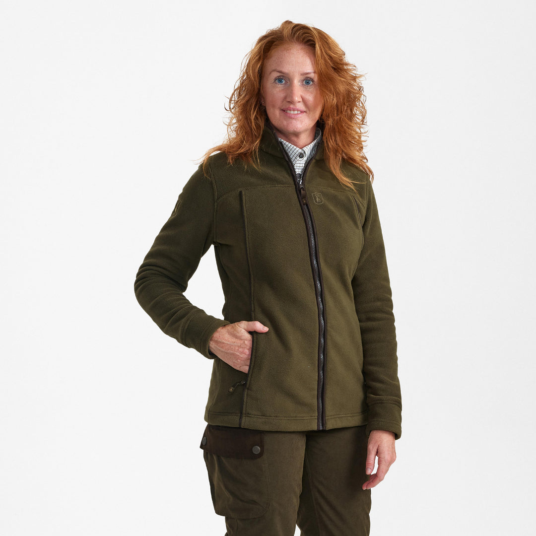 Deerhunter Lady Eagle Fleece Jacket Tarmac Green 36