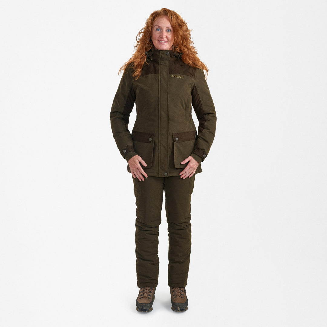 Deerhunter Lady Eagle Winter Jacket Tarmac Green 36