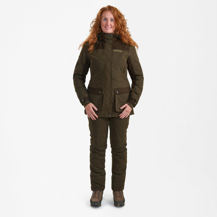 Deerhunter Lady Eagle Winter Jacket Tarmac Green