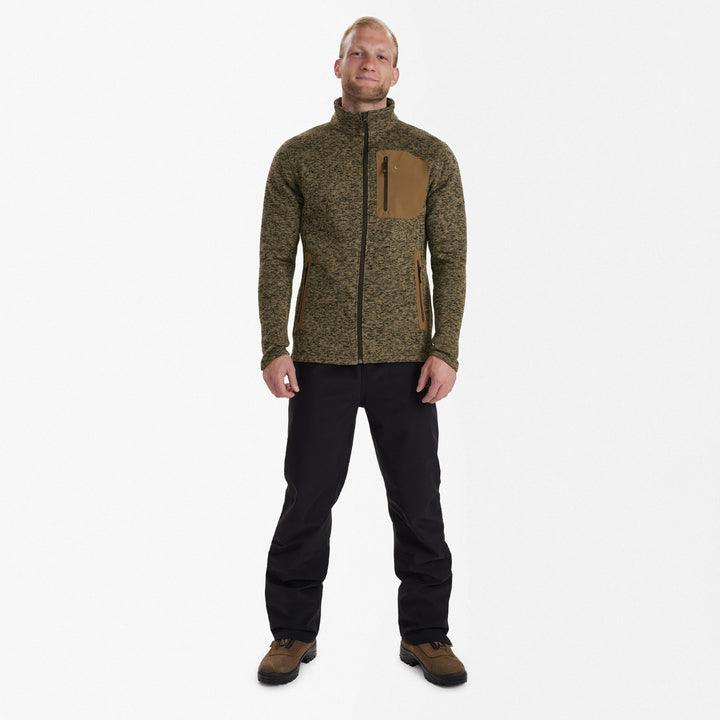 Deerhunter Sarek Knitted Jacket Butternut melange