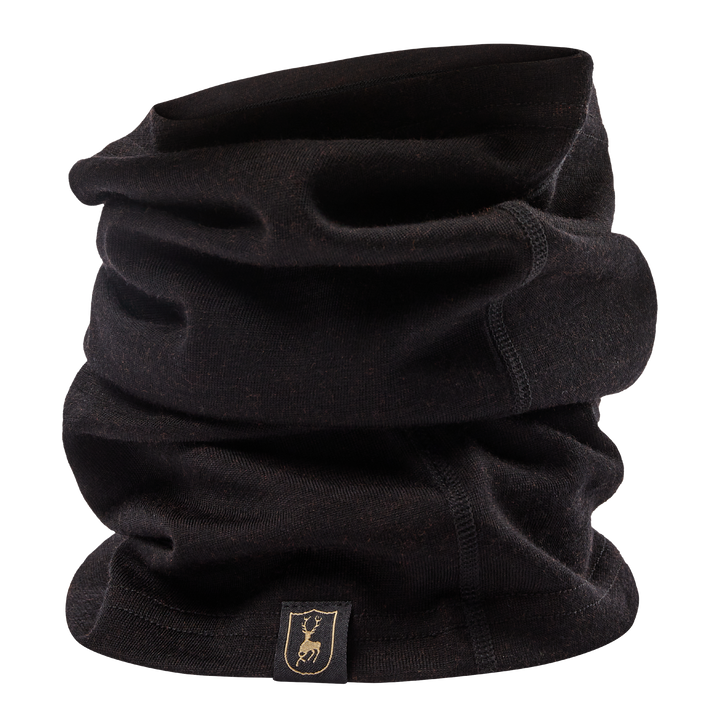 Deerhunter Quinn Merino Neck Tube Black Oak