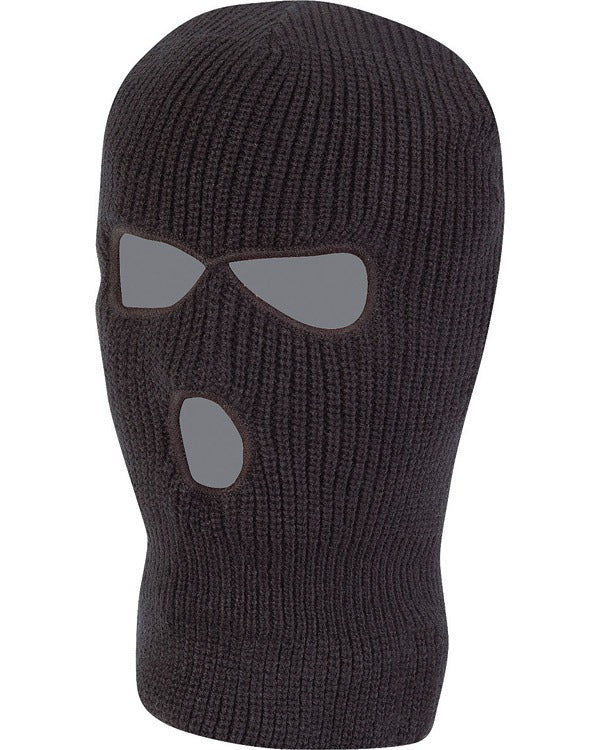 Kombat UK 3 Hole Balaclava - Black