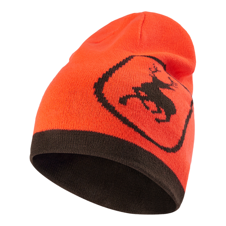 Deerhunter Cumberland Knitted Beanie - reversible Orange