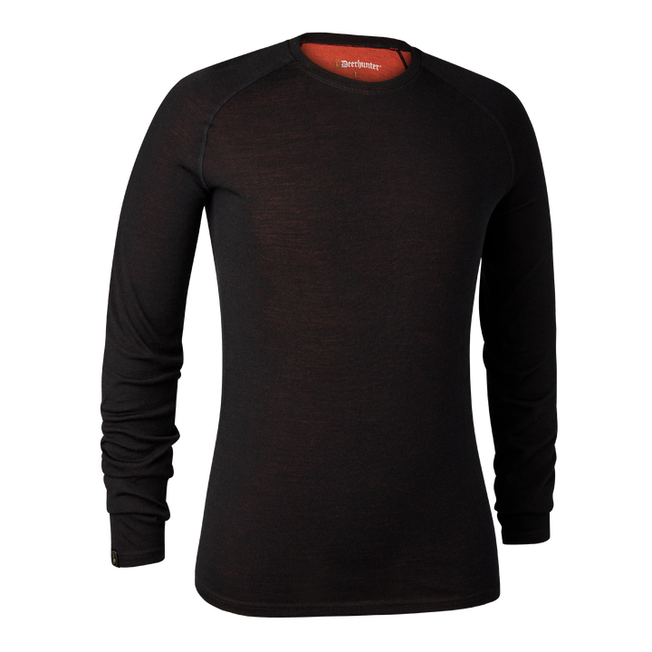 Deerhunter Quinn Merino Undershirt Black Oak