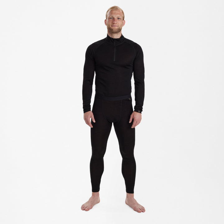 Deerhunter Quinn Merino Long Johns Black Oak