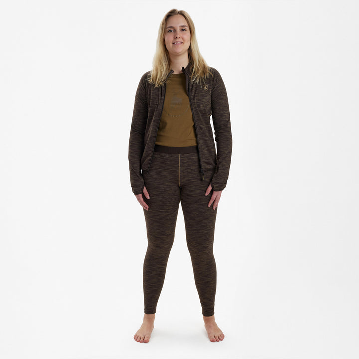 Deerhunter Lady Insulated Leggings Brown Melange 34