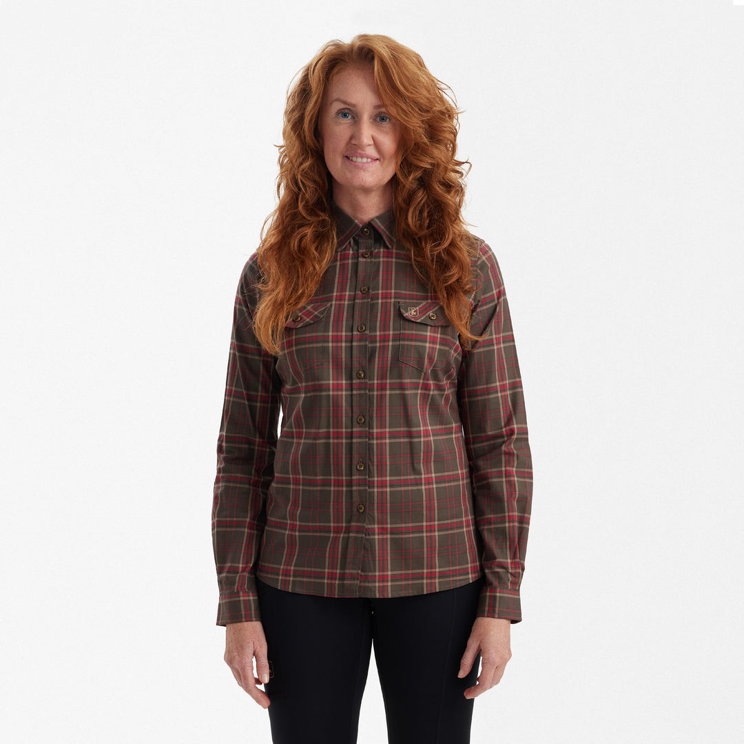 Deerhunter Lady Elena Shirt Green Check