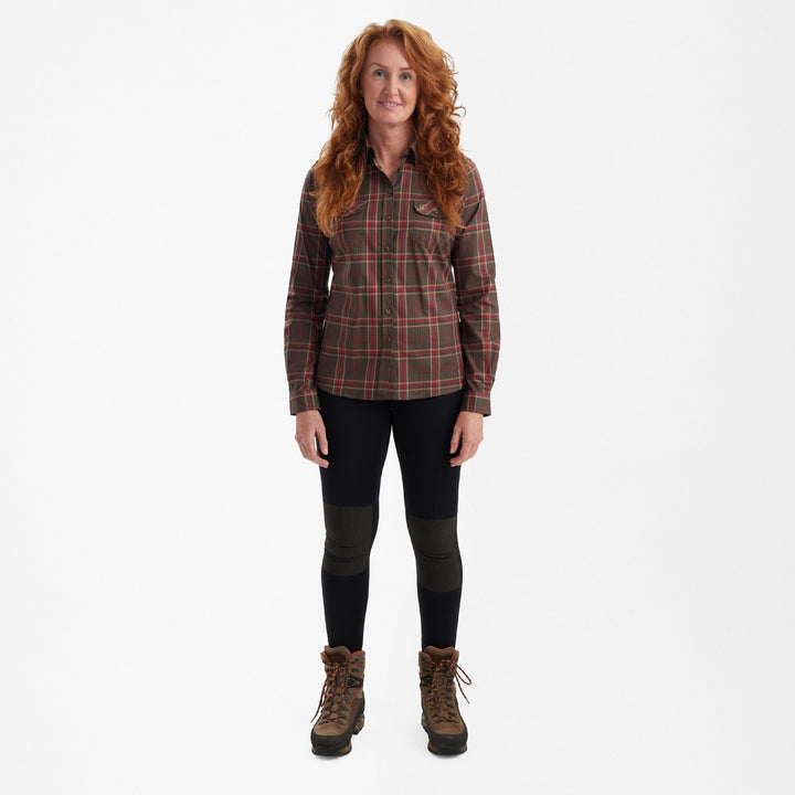 Deerhunter Lady Elena Shirt Green Check 36