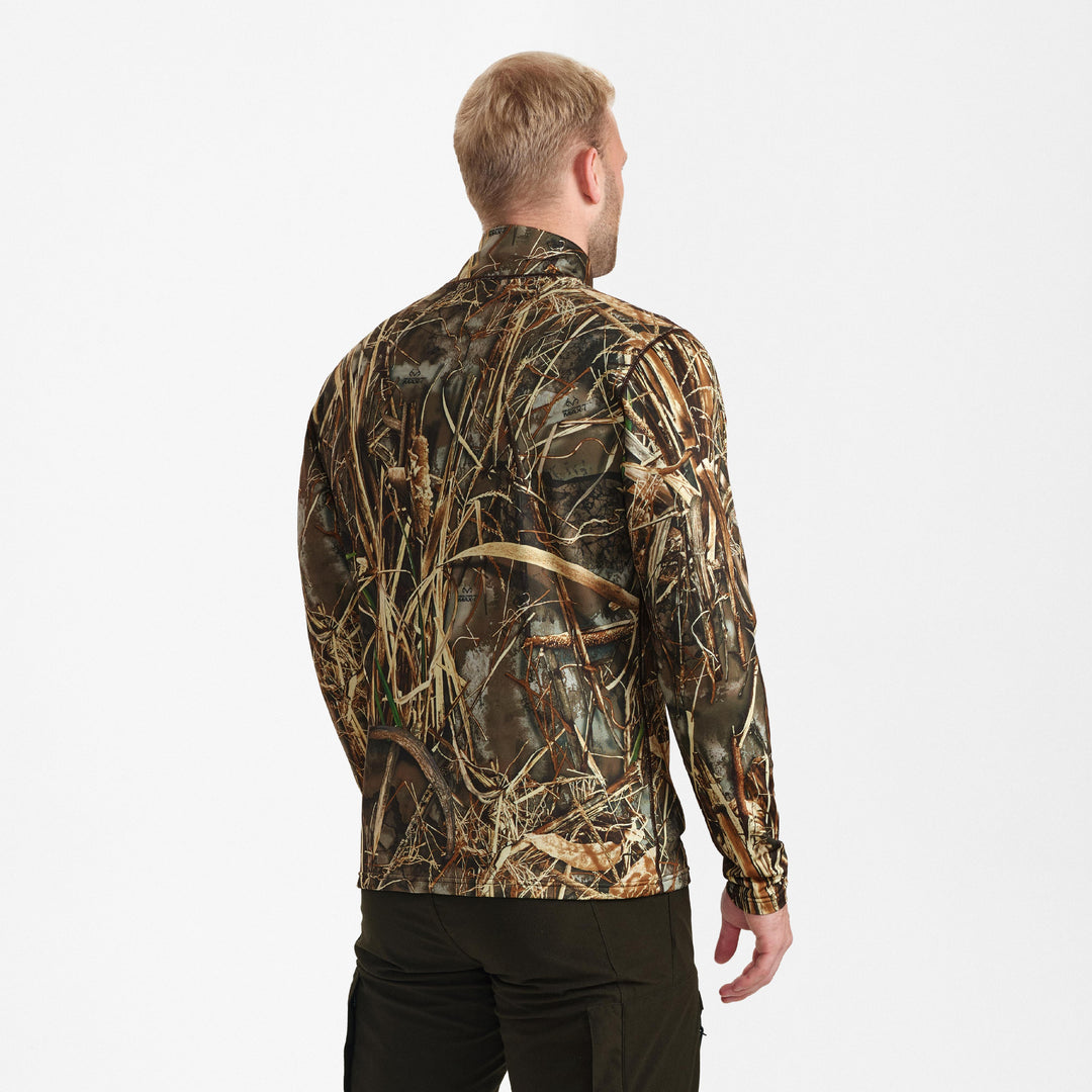 Deerhunter Game Â½-Zip T-shirt L/S REALTREE MAX-7Â® 2XL