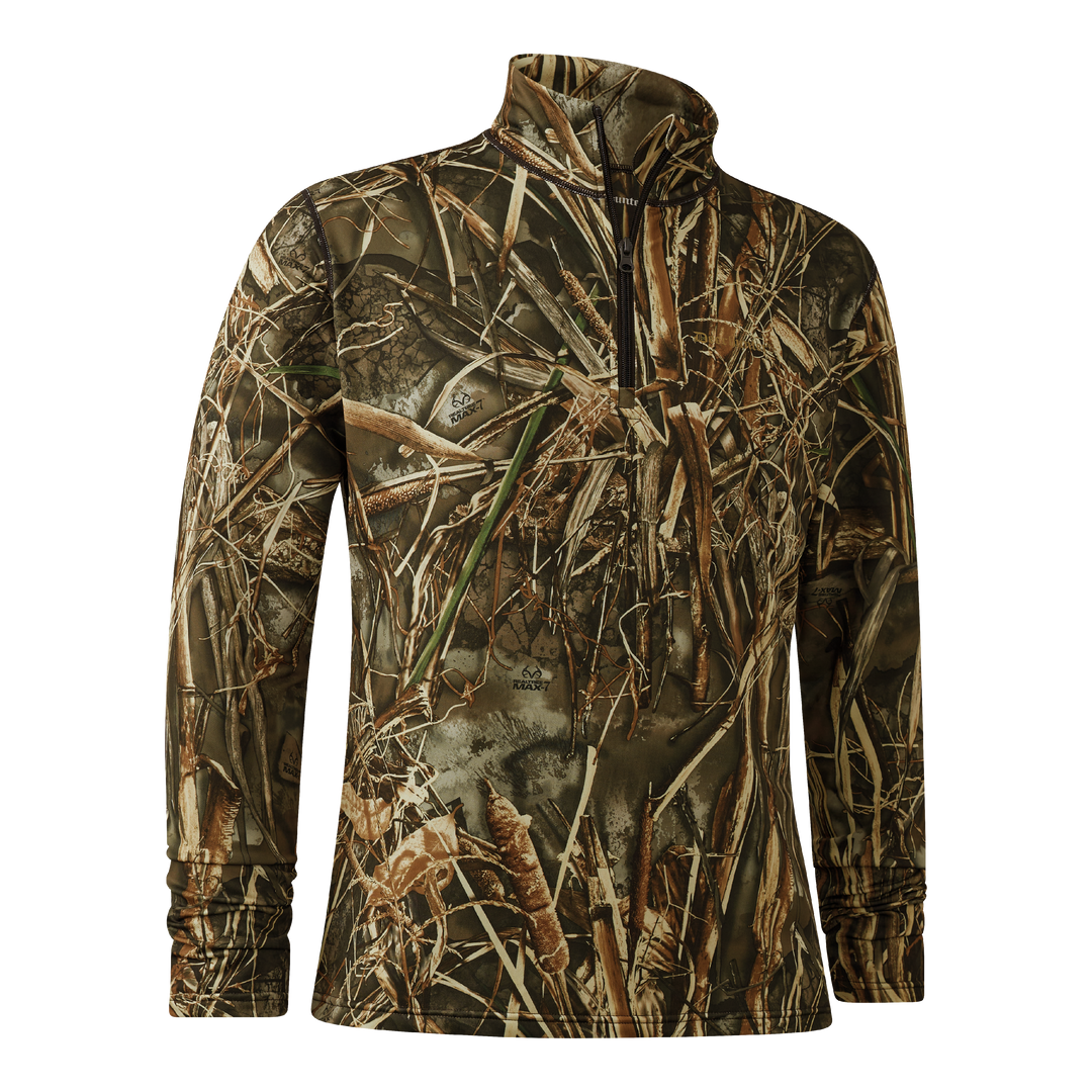 Deerhunter Game Â½-Zip T-shirt L/S REALTREE MAX-7Â® 2XL