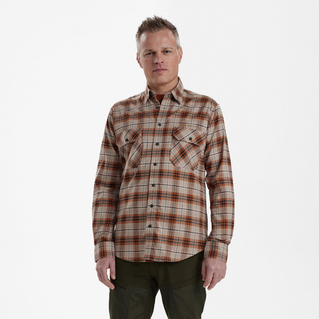 Deerhunter Louis Shirt Orange Check