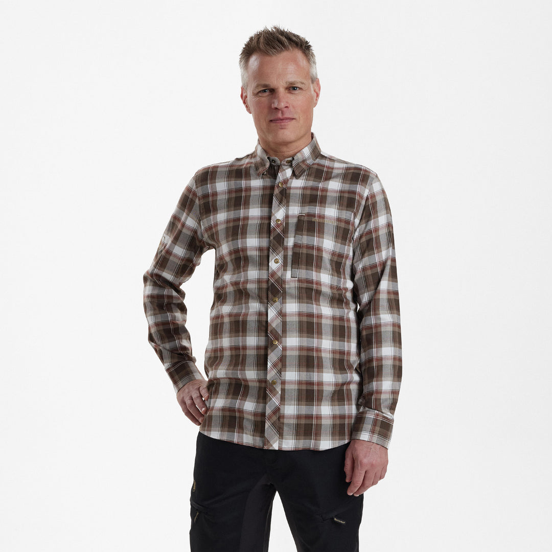 Deerhunter Silas Shirt Brown Check 39/40