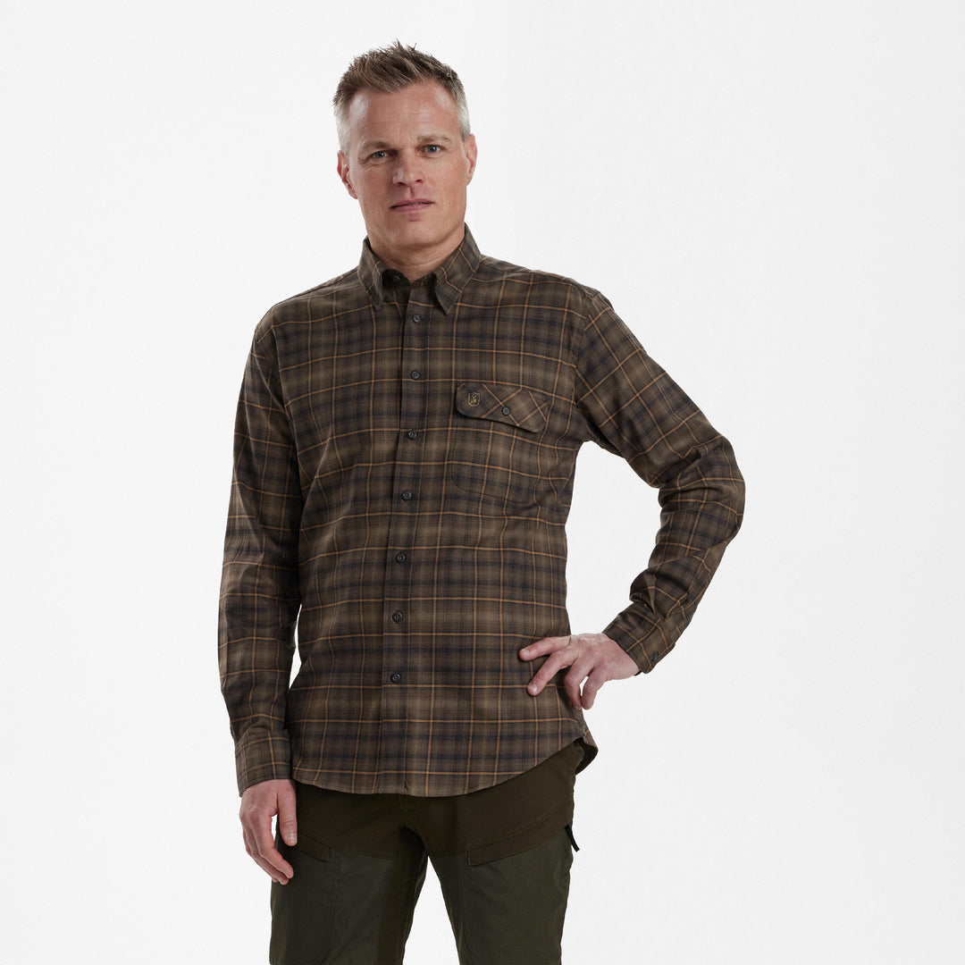 Deerhunter Eric Shirt Green Check 37/38