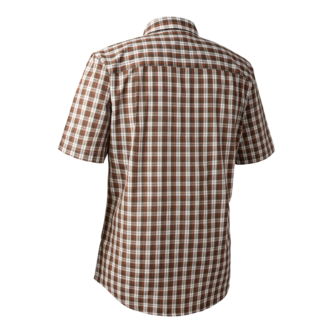 Deerhunter Jeff Shirt S/S Brown Check 37/38