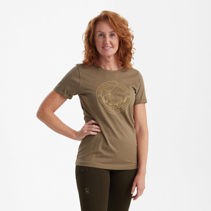 Deerhunter Lady Ella T-shirt Driftwood 36